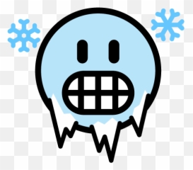 Justemoji - Contrast Dot,Cold Emoticon