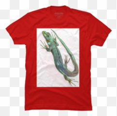 New Red Lizard T - Shirts Design By Humans Emoji,Lizard Japanese Emoticon
