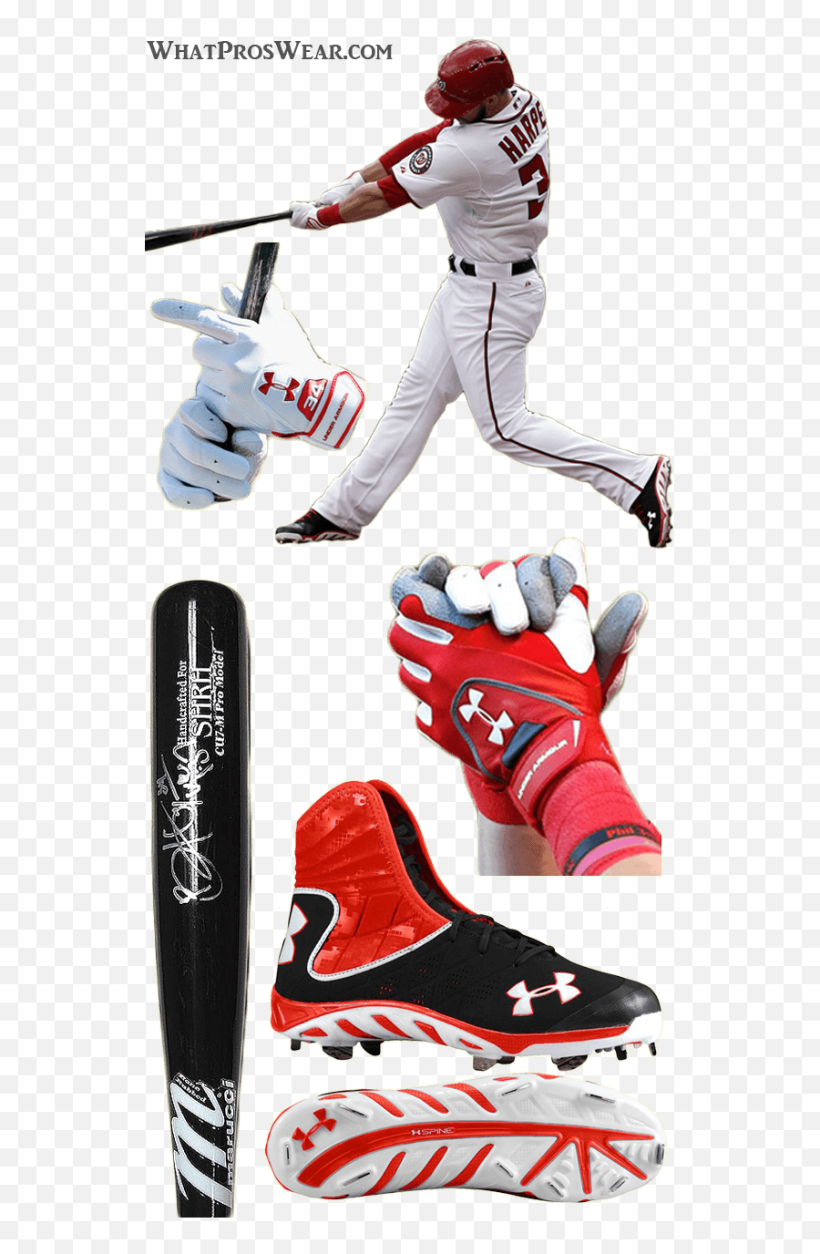 Bryce Harper Batting Gloves - For Cricket Emoji,Bryce Harper 100 Emojis