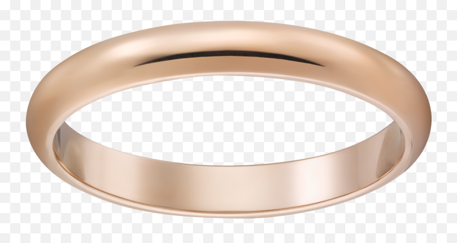 1895 Wedding Band 1895 Wedding Band Width 25 Mm 18k Pink - Cartier B4088100 Emoji,Emotions Associated With Gold