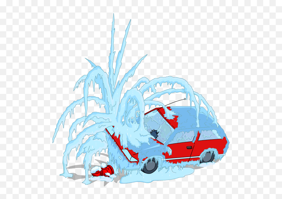 Frozen Car Snow Menu - Ned Flanders Clipart Full Size Simpsons Tapped Out Vehicles Emoji,Emoticon Floco De Neve