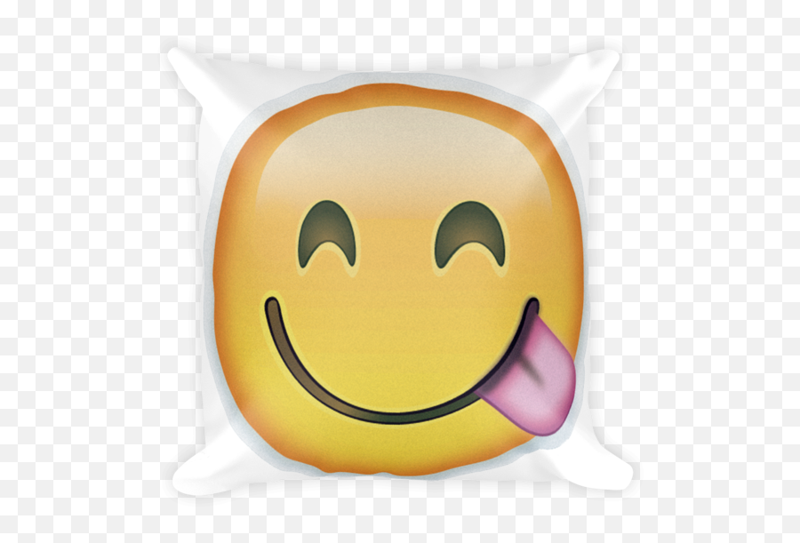 Emoji Pillow Face Savouring Delicious Food Just Emoji Full - Happy,Food Emoticon High Resolution Png