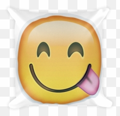 Emoji Pillow Face Savouring Delicious Food Just Emoji Full - Happy,Food Emoticon High Resolution Png