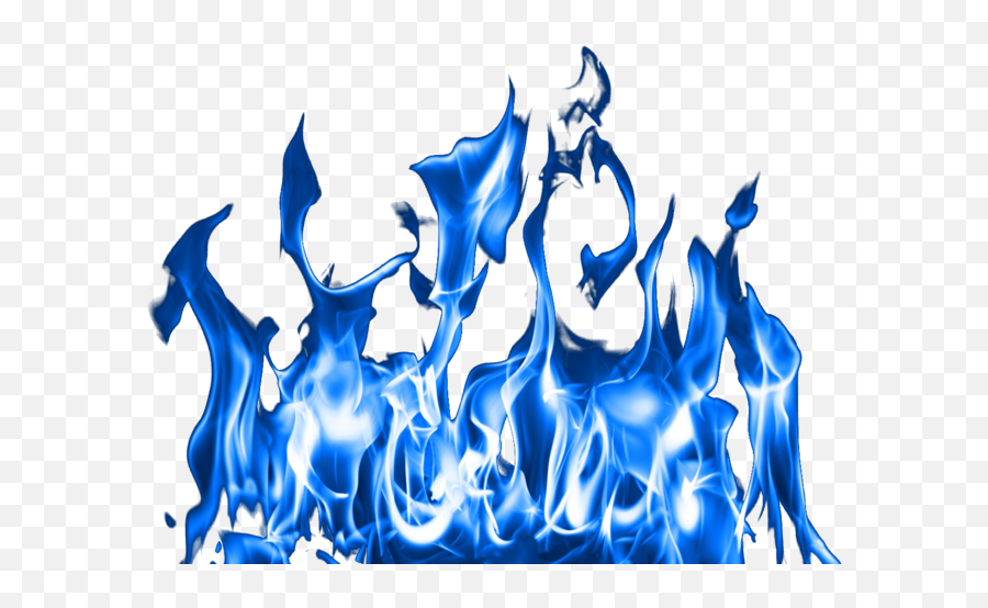 Blue Fire - Transparent Blue Flames Background Emoji,Blue Fire Emoji