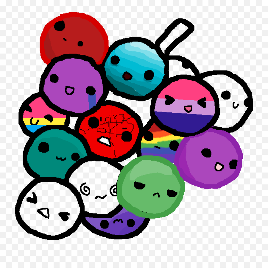 Pixilart - Dot Emoji,Grape Emoticon
