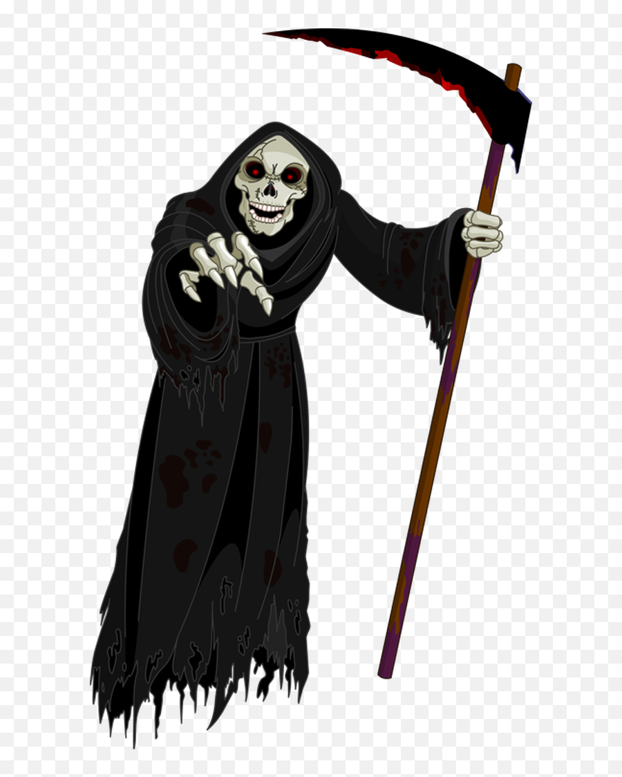 Grim Reaper Clip Art - Transparent Grim Reaper Silhouette Emoji,Copy/paste Grim Reaper Facebook Emoticon