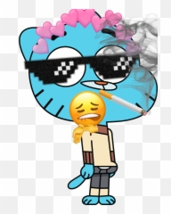 Discover Trending Gumball Stickers Picsart - Gumball Do Incrível Mundo De Gumball Emoji,Editor De Fotos Con Stickes De Emojis