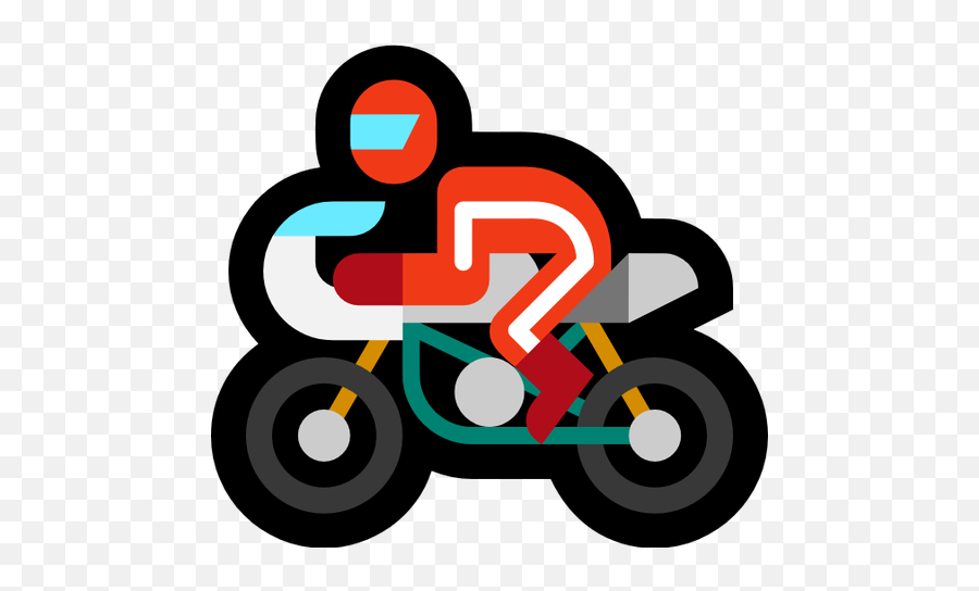 Emoji Image Resource Download - Racing Motorcycle Emoji,Motorcycle Emoji