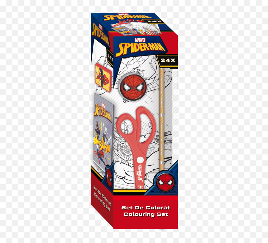 Caja Actividades De Spiderman - Regaliz Distribuciones English Emoji,Party Emojis Cajitas