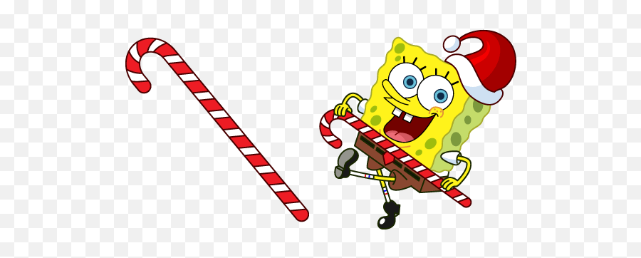 Spongebob The Very First Christmas Cursor U2013 Custom Cursor Emoji,Spongebob Song In Emojis