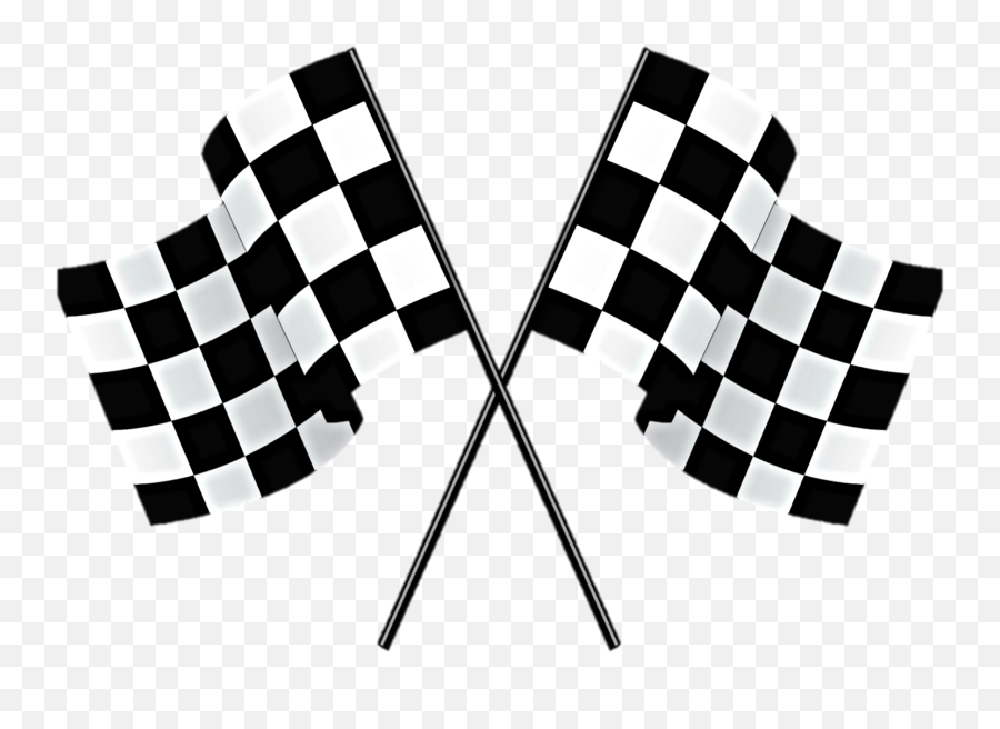 Flag Face Sticker - Cars Racing Flag Emoji,Racing Flag Emoji