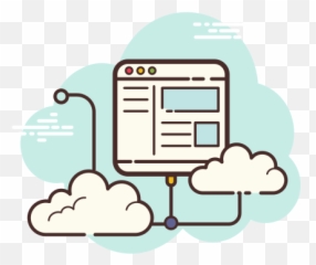 Internet Icon In Cloud Style Emoji,Internet Symbol Emoji