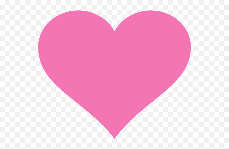 Pink Heart Clip Art At Clkercom - Vector Clip Art Online Pink Love Heart Emoji,Small Heart Emoticon