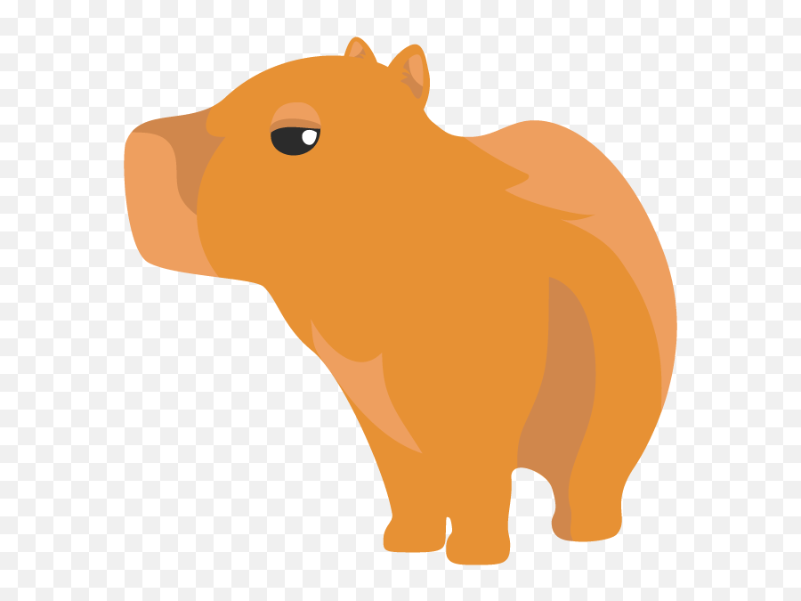 Happybara - Animal Figure Emoji,Hippopotamus Emoji