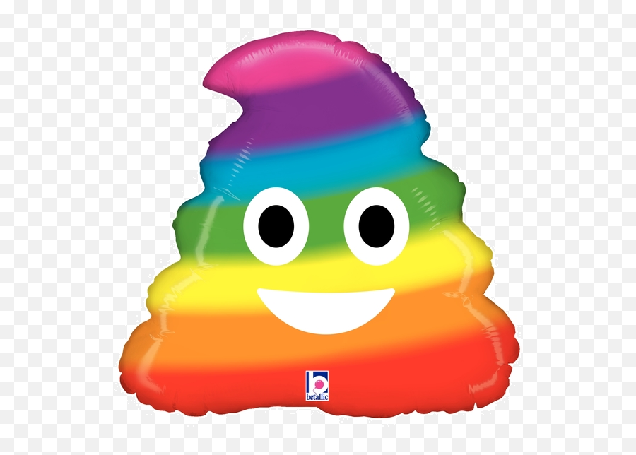 Emoji Poo Clipart - Rainbow Poo,Diaper Emoji