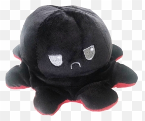 Monstermarketing 15cm Emotion Reversible Octopus Plushie Bipolar Octopus Toy Plush Mood Switcher Toys For Kids Yellow To Orange - Soft Emoji,Octopus Emoji Plush