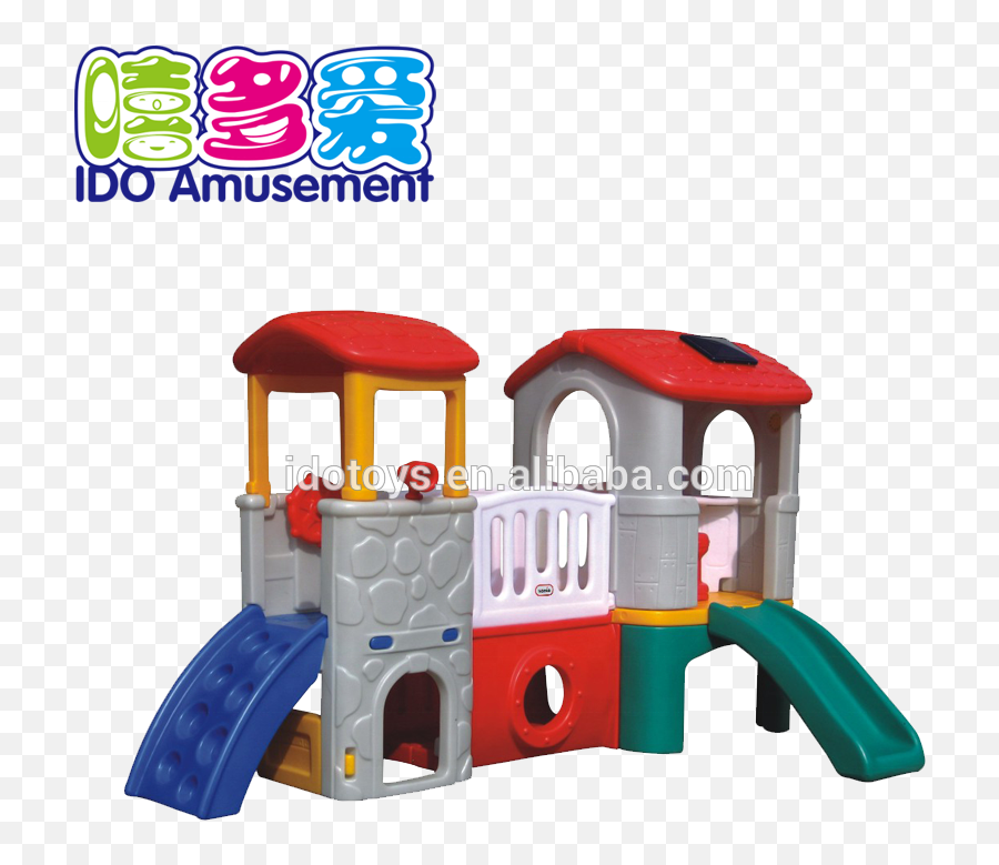 China Indoor Playground Plastic Outdoor Playsets Fabryk En - Plastic Kids Playhouse With Slide Emoji,Emoticons Yn