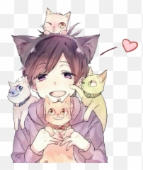 Boy Anime Animeboy Cute Sticker By Lemon Tea - Avatar Emoji,Anime Cat Emoji