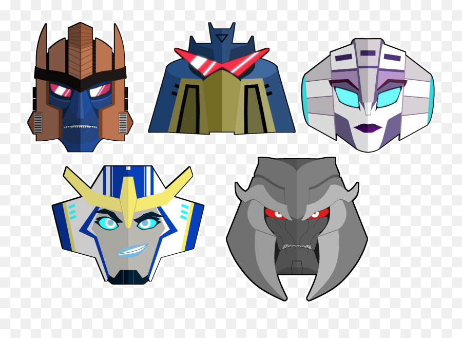 Just A Bunch Of Heads Transformers - Transformers Emoji,Menacing Emoji