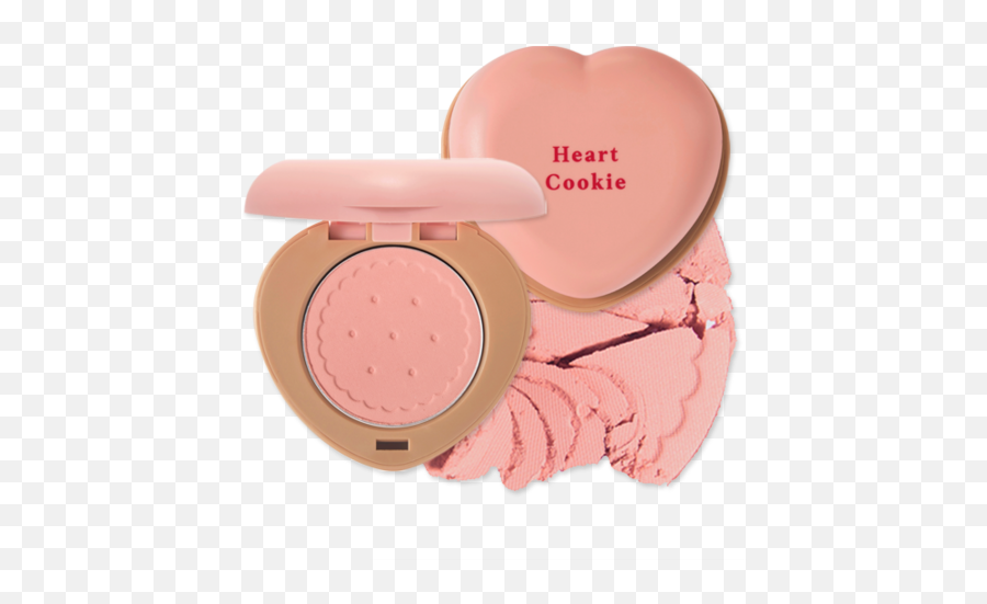 Holika Holika Sweet Peko Melty Jelly - Etude Heart Cookie Blusher Emoji,Chubby Cheeks Emoticon