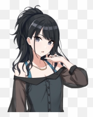 School Spirit Quest - Beautiful Anime Girl Oc Emoji,Raise Your Donger Emoji