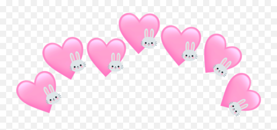 Heart Pinkheart Hearts Crown Tumblr Kawaii Pink - Sticker Blush Png Emoji,Kawaii Emoji Png