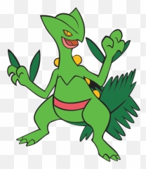 Pokemon Sceptile Drawing Free Image - Easy Sceptile Drawing Emoji,Artist That Draw Emotions As Pokemon