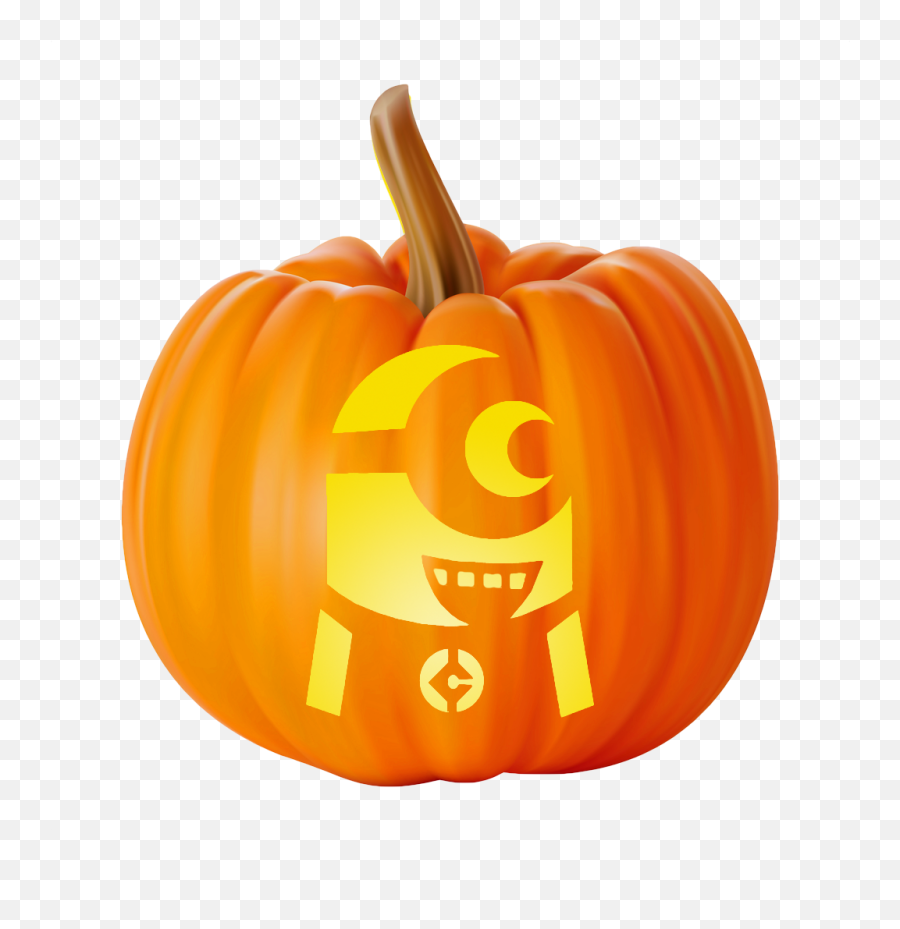 Download Hd Free Pumpkin Carving - Easy Pumpkin Carving Minion Emoji,Pumpkin Carving Stencils Emoji