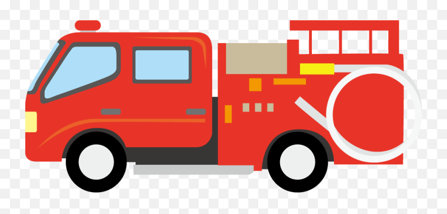 Firetruck Fire Truck Clipart Free - Clip Art Fire Truck Transparent Emoji,Firetruck Emoji