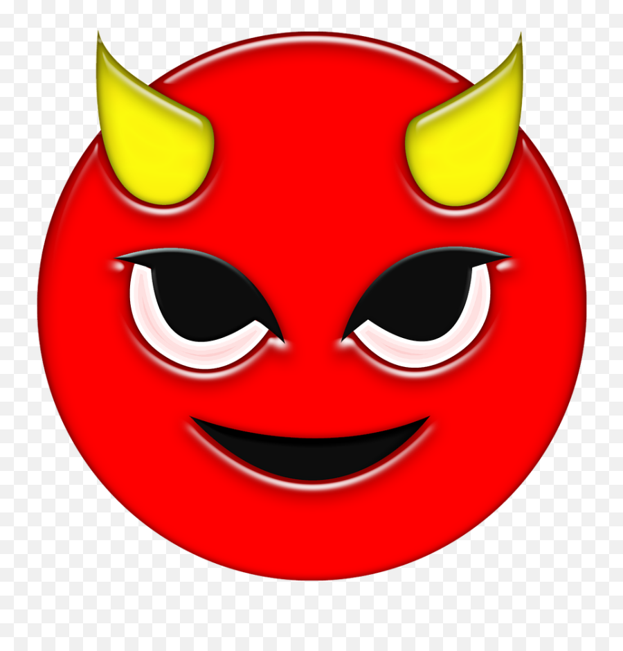 Diablito Devil Emoticon - Happy Emoji,What The Hell Emoji