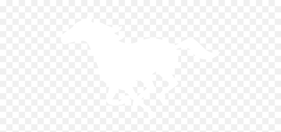 White Horse Icon - Silhouette White Horse Png Emoji,Horses Emoticon