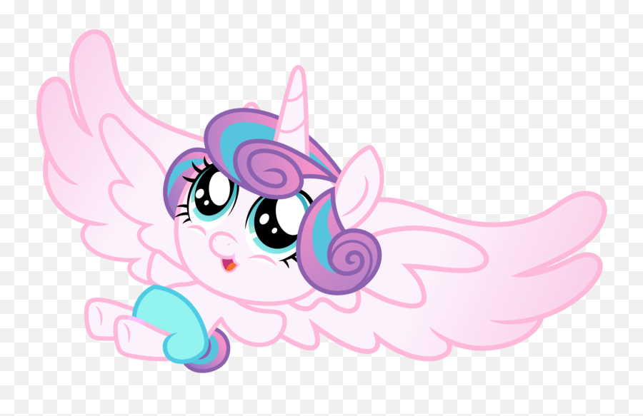 Alicorn Baby Baby Pony Cooing Cute - My Little Friendship Is Magic Emoji,Flurry Of Emotions