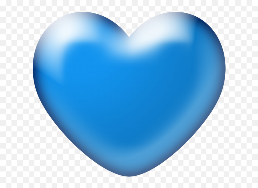 3d Blue Heart Png Image Transparent Background - 3d Pink 3d Blue Heart Png Emoji,Blue Heart Emoji Png