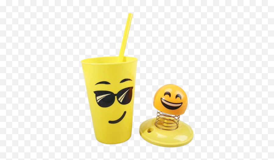 Yangma Buy 1 Get 1 Gelas Plastik Mug - Happy Emoji,Emoticon Minta Maaf