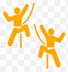 Rock Climbing Silhouette Clip Art - Climbing Png Download Rock Climbing Clip Art Emoji,Climbing Emoji
