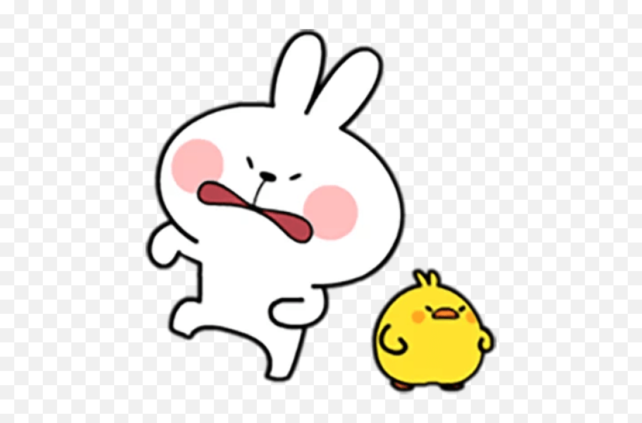 Sticker Maker - Dot Emoji,Milky Bunny Rabbit Emoticons