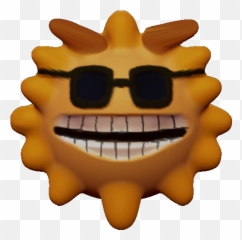 Cool Sun 3d Sculpt By Retroplus On Newgrounds - Happy Emoji,Smug Hat Kid Emoticon