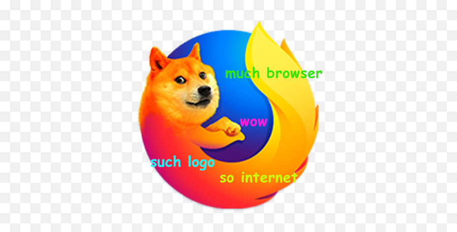 Mozilla Uses Doge In Firefox Nightly Logo Pcmasterrace - Firefox Logo Meme Emoji,Steam Emoticons Pc Master Race