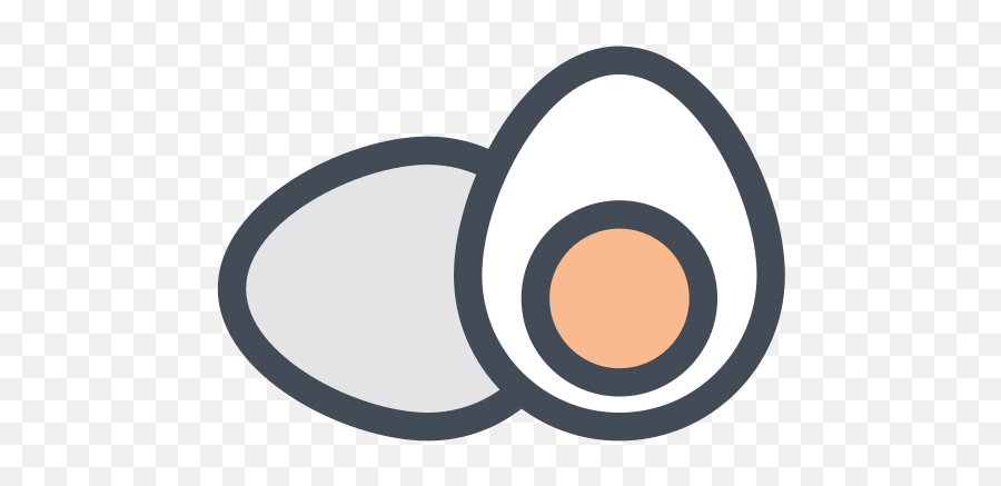 Boiled Egg Egg Yolk Eggs Hard Boiled - Boiled Egg Icon Png Emoji,Broken Egg Yolk Japanese Emoticon