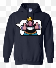 Clash Royale King T Shirt Hoodie - Wu Tang Warrior Hoodie Emoji,How To Turn Clash Royal Emojis Off