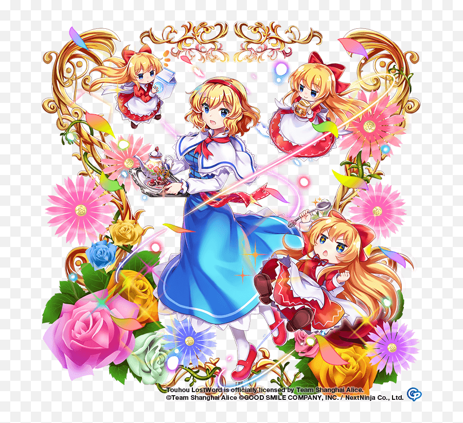 Alice Margatroid Emoji,Touhou Alice's Emotion Colors