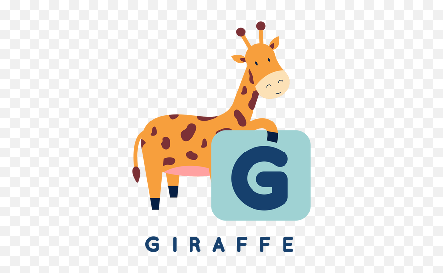 Letter G Giraffe Alphabet - Animal Figure Emoji,Giraffe Emoticons
