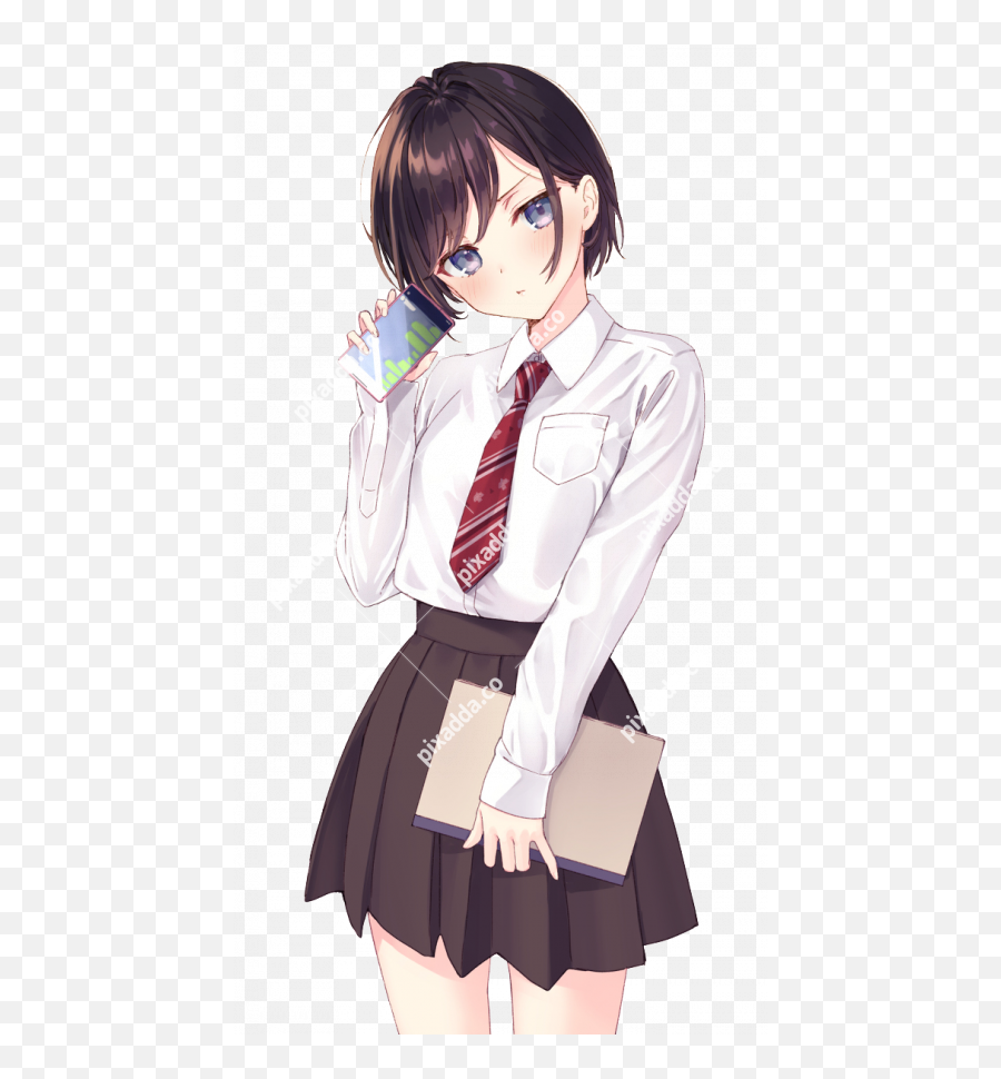 Vector School Anime Girl Png Photos - Pixadda Emoji,Anime Girl Emojis