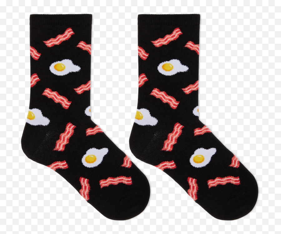 Hot Sox Kidu0027s Eggs And Bacon Socks Emoji,Red Sox Emoticon