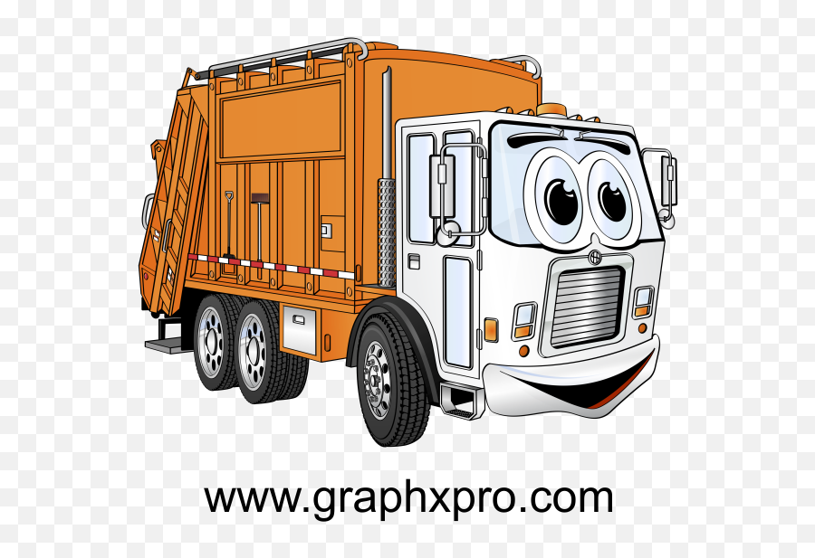 Cartoon Garbage Truck - Cartoon Trasg Truck Transparent Emoji,Garbage Truck Emoji