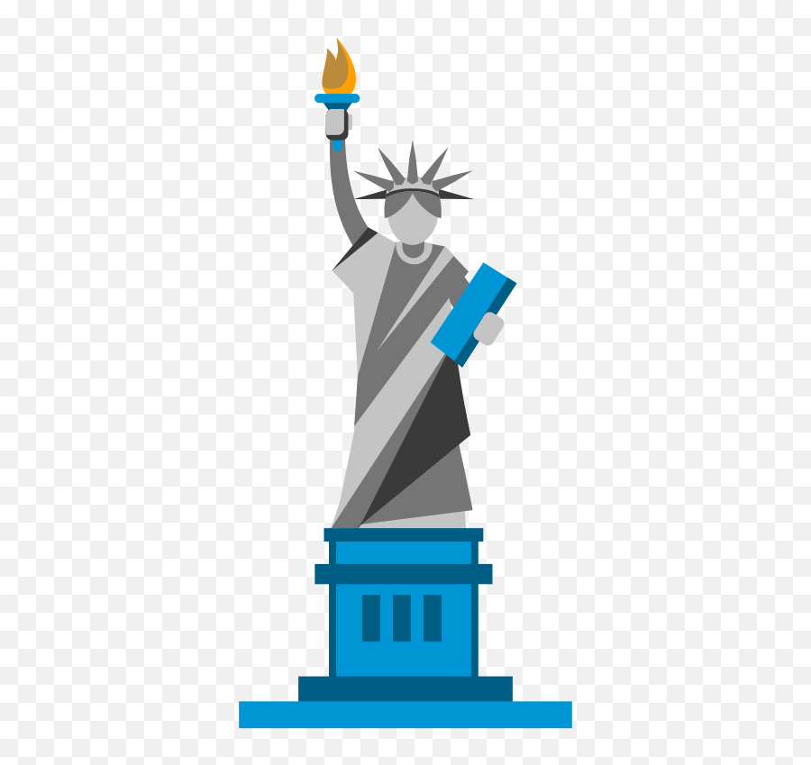 Us Statue Of Liberty Icon Png Travel Adventure Elements Emoji,Statues Emojis