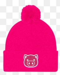 Emoji Pig - Knit Cap,Emoji Beanie