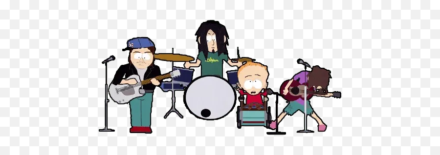 South Stickers Set For Telegram - Band Plays Emoji,Towelie Emoji South Stickers Set For Telegram - Band Plays Emoji,Towelie Emoji