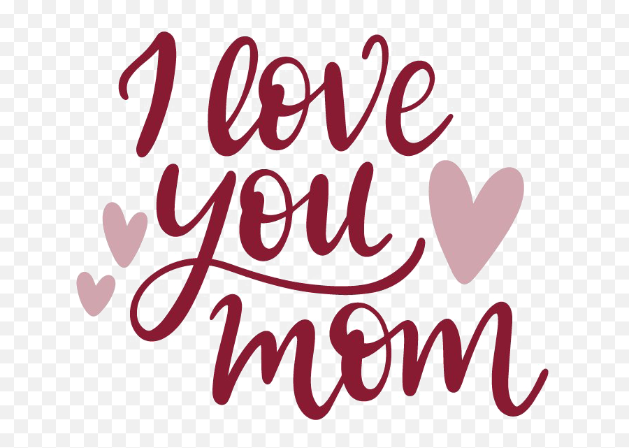 I Love You Mom Png Transparent Images - Love You Mom Transparent Background Emoji,Mom And Dad Emoji