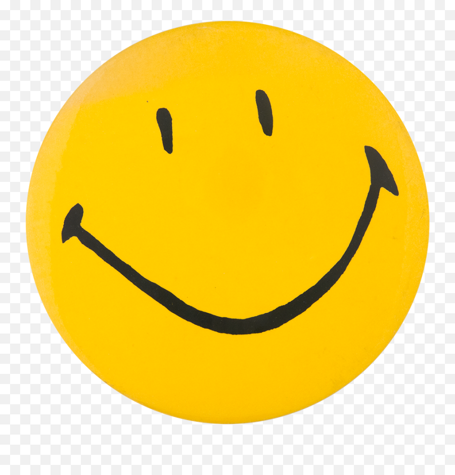 Yellow Smiley 1 Busy Beaver Button Museum - Chesapeake Academy Emoji,Emoticon 1